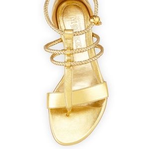 Alexander McQueen Woven Strap Flat sz 36